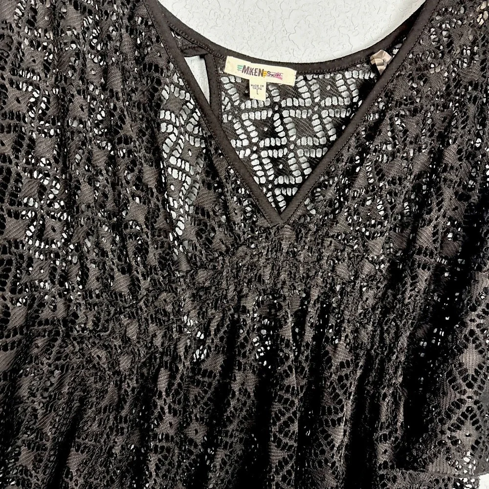Miken black lace